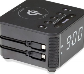 Kube Systems in-room audio clock and charging solution